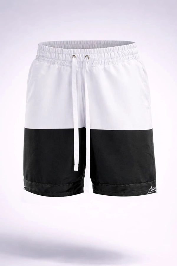 PANTALONETA LIBARDINO PREMIUM BLANCA NEGRA FIRMA CURSIVA