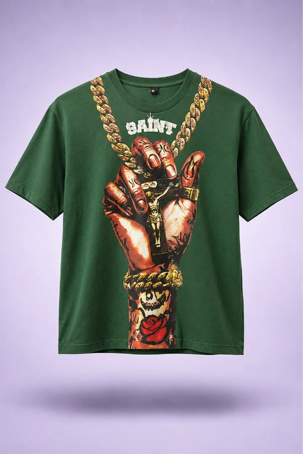 CAMISA OVERSIZE SAINT VERDE