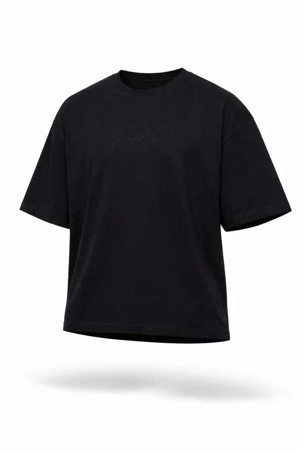 CAMISA LIBARDINO OVERSIZE NEGRA GOTICA