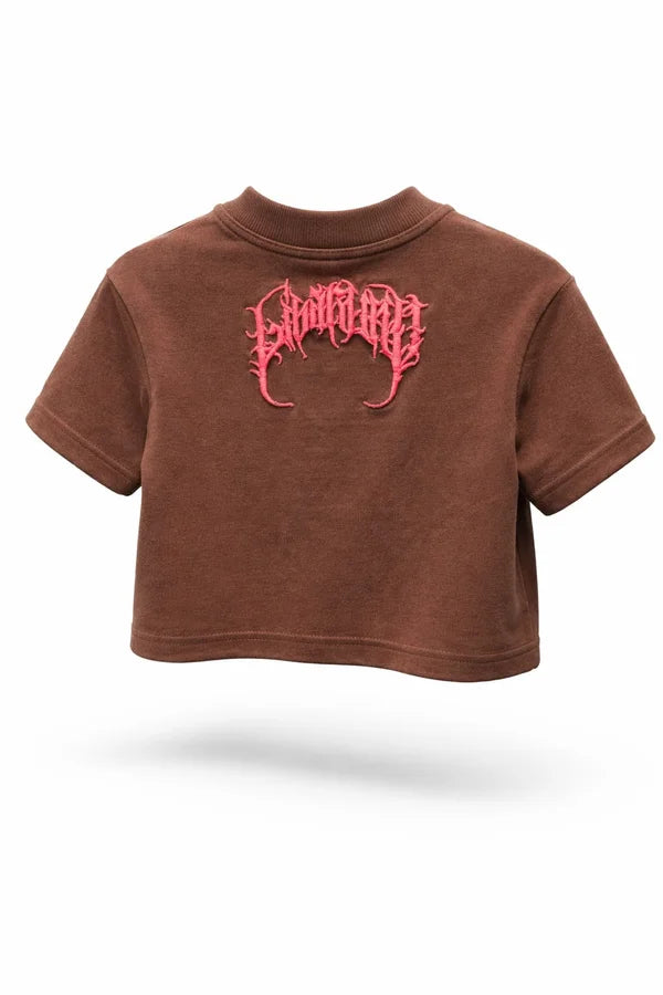 CAMISA LIBARDINO NIÑO OVERSIZE CARRO CAFE