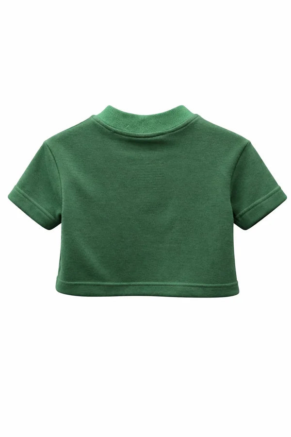 CAMISA LIBARDINO NIÑO VERDE CALI BORDADA