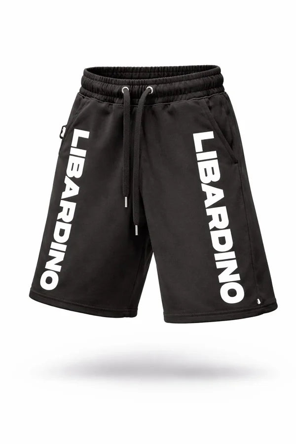PANTALONETA LIBARDINO NIÑO NEGRA LETRAS 3D