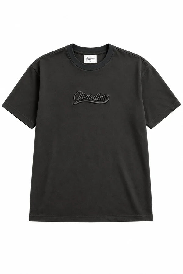 CAMISA LIBARDINO OVERSIZE FIRMA 3D NEGRA