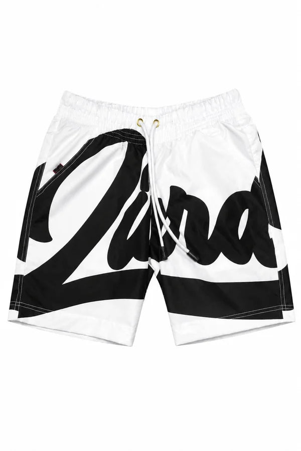 PANTALONETA LIBARDINO CLASICA BLANCA FIRMA NEGRA
