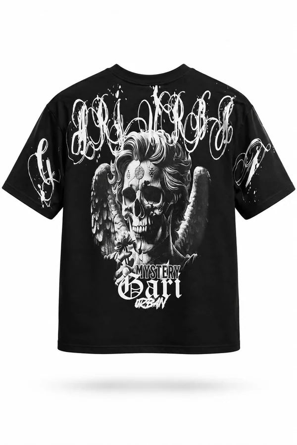CAMISA OVERSIZE NEGRA PERSONALIZADA ESPALDA