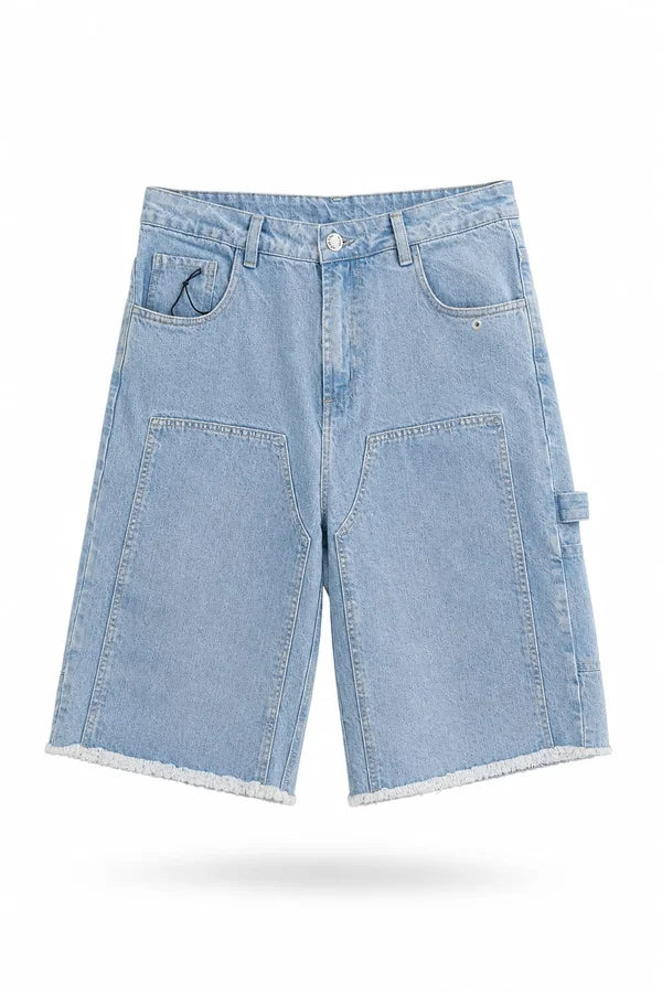 BERMUDA JEANS DESMECHADA