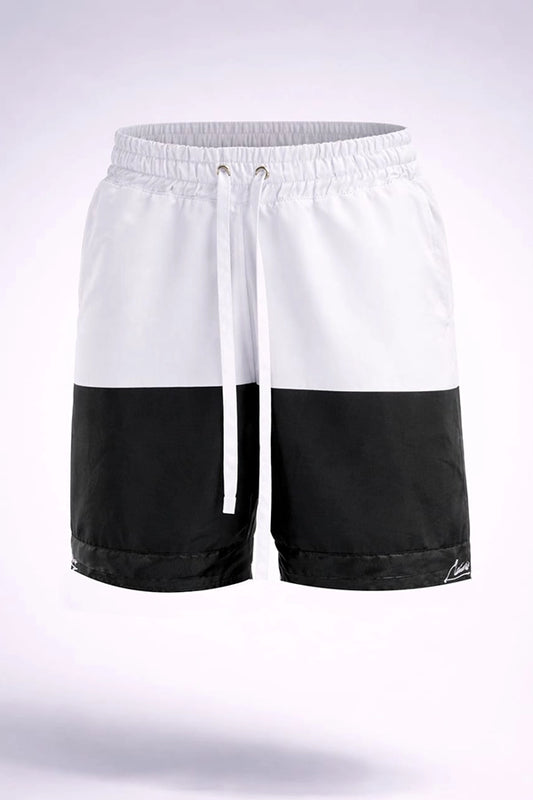 PANTALONETA LIBARDINO PREMIUM BLANCA NEGRA FIRMA CURSIVA