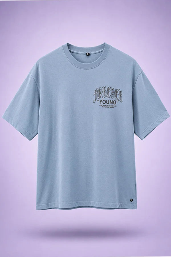 CAMISA OVERSIZE AZUL