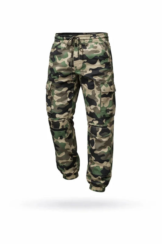 PANTALON LIBARDINO JOGGER CAMUFLADO VERDE