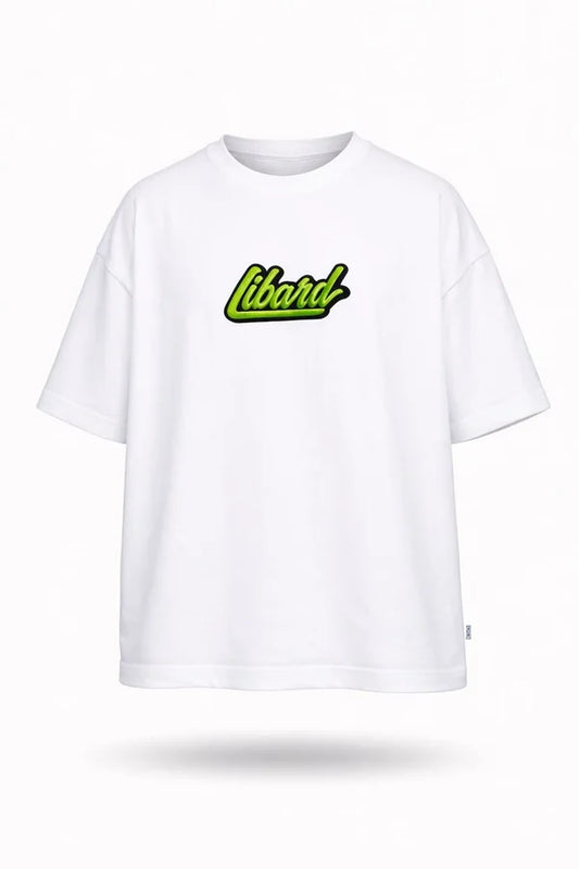 CAMISA LIBARDINO OVERSIZE FIRMA NEON BORDADO