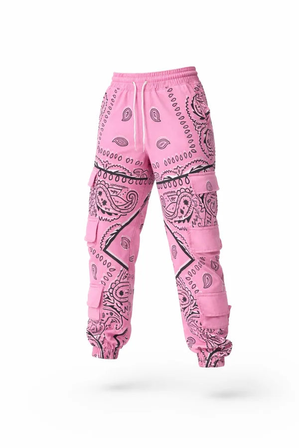 PANTALON LIBARDINO SUDADERA PAÑOLETA ROSADA