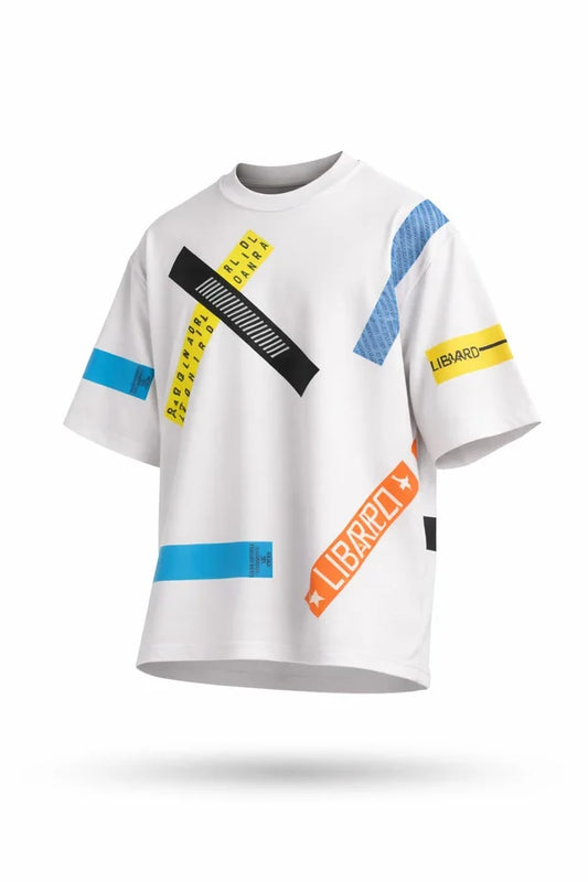 CAMISA LIBARDINO OVERSIZE TIRAS BLANCO