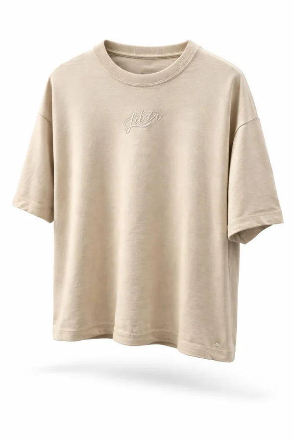 CAMISA LIBARDINO BEIGE BORDADA