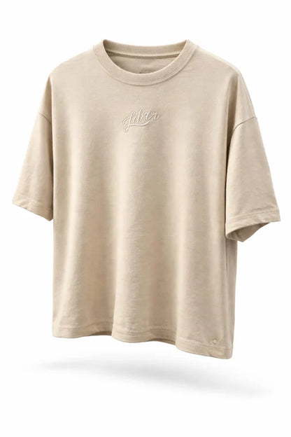 CAMISA LIBARDINO BEIGE BORDADA