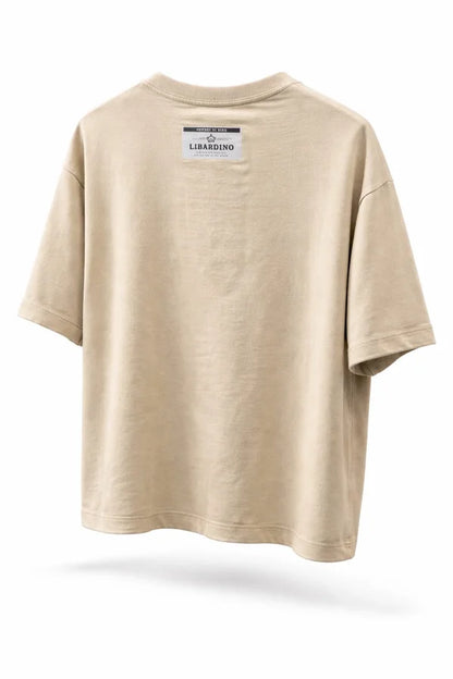 CAMISA LIBARDINO BEIGE BORDADA