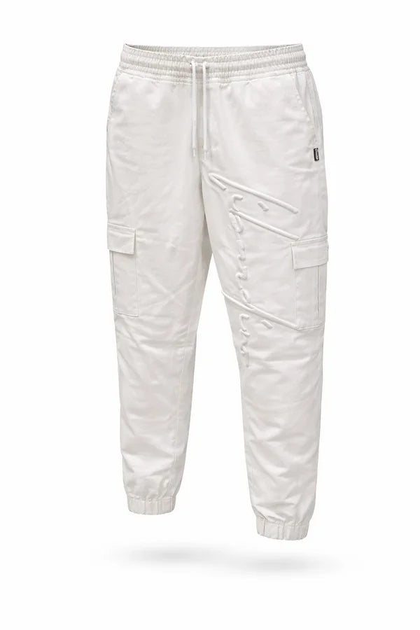PANTALON LIBARDINO JOGGER BLANCO