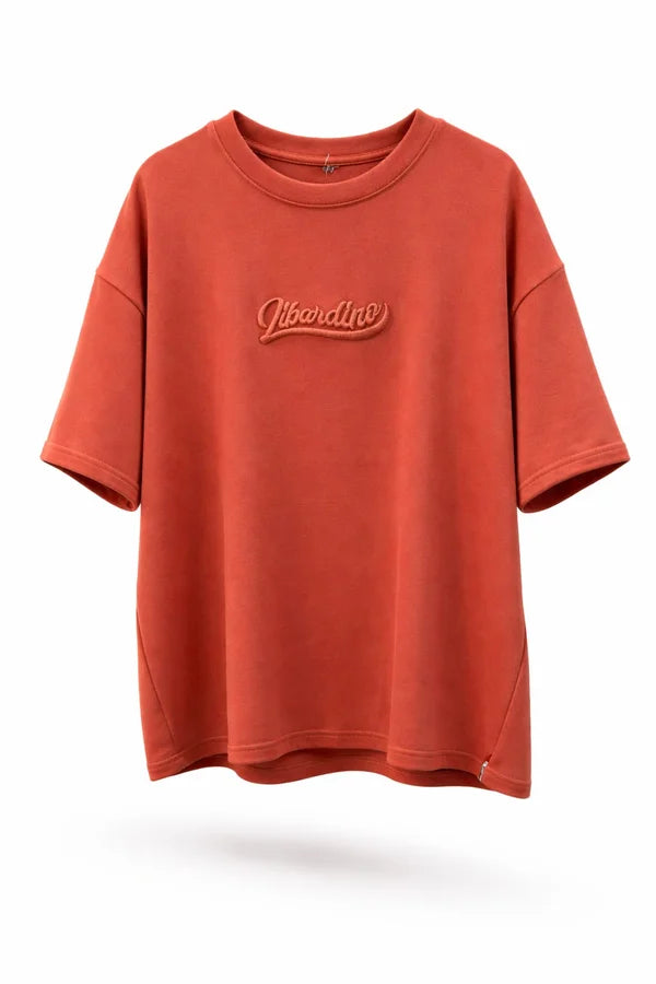 CAMISA LIBARDINO OVERSIZE TERRACOTA FIRMA 3D