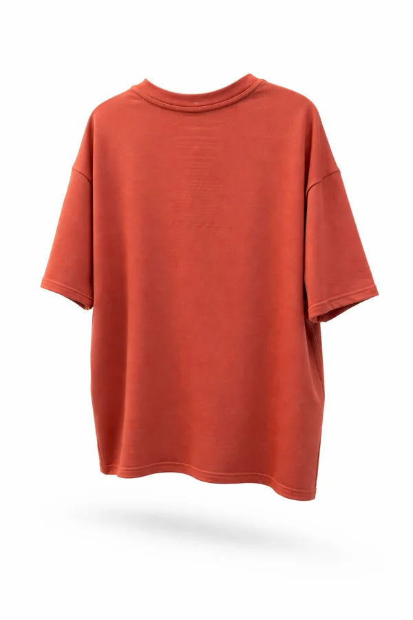 CAMISA LIBARDINO OVERSIZE TERRACOTA FIRMA 3D