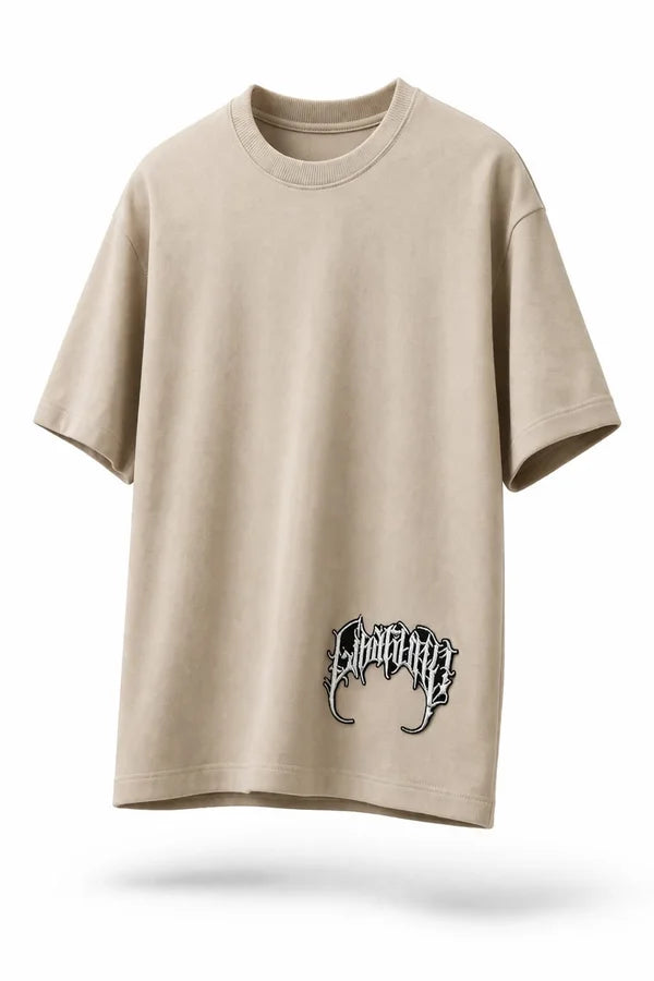 CAMISA LIBARDINO OVERSIZE BEIGE GOTICO