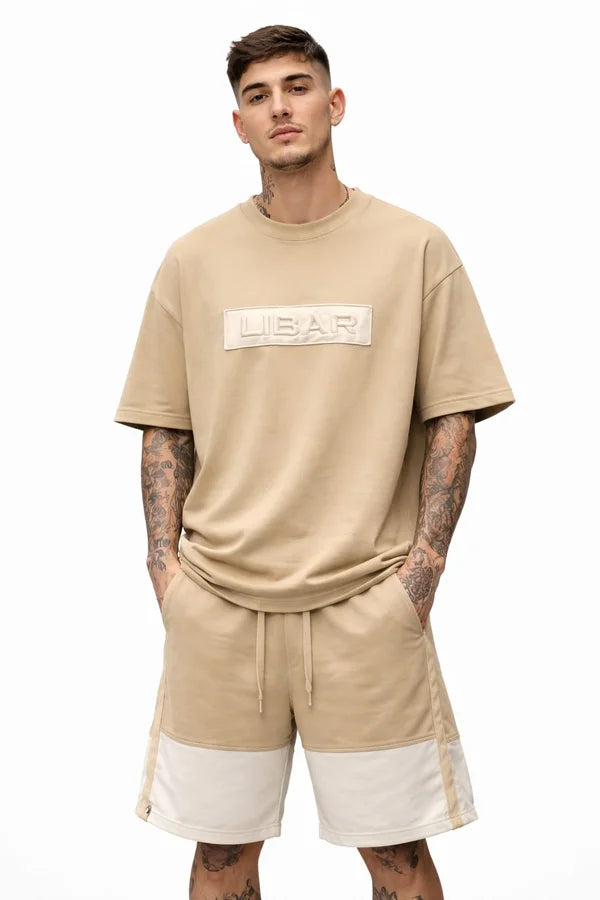 CONJUNTO LIBARDINO OVERSIZE CAPUCHINO