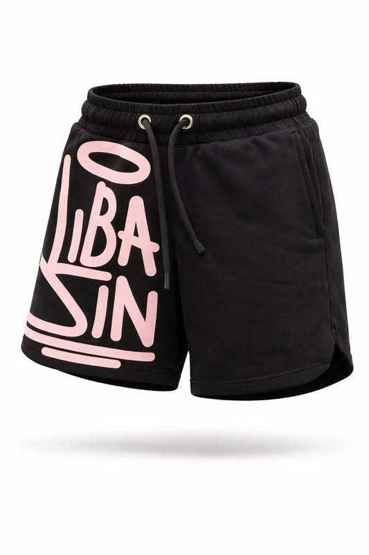 PANTALONETA LIBARDINO BURDA ALGODON NEGRA CHICLE