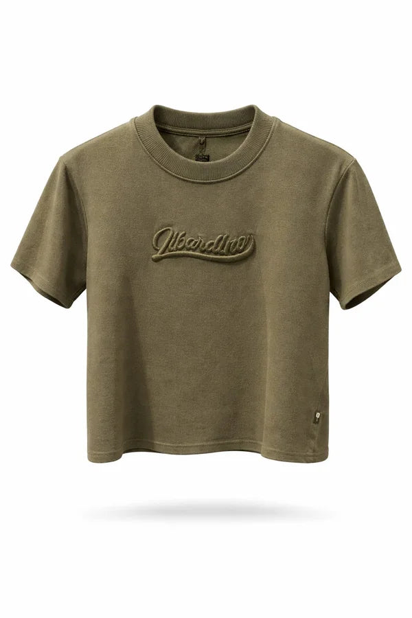 CAMISA LIBARDINO NIÑO FIRMA 3D VERDE MILITAR