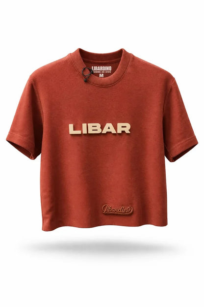 CAMISA LIBARDINO NIÑO LIBAR TERRACOTA