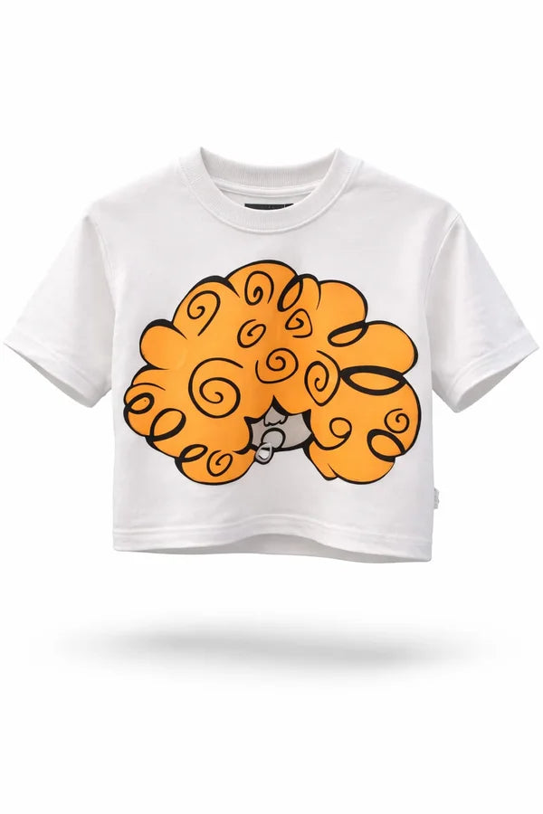 CAMISA LIBARDINO OVERSIZE NIÑO PELO NARANJA