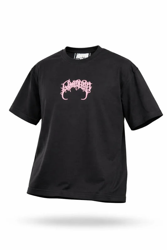CAMISA LIBARDINO OVERSIZE NEGRA GOTICA