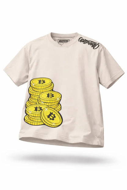 CAMISA LIBARDINO OVERSIZE MONEDA BEIG