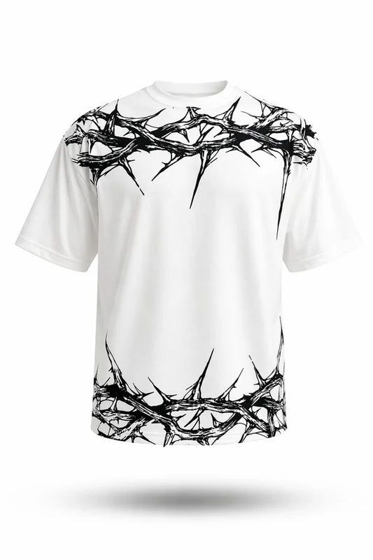 CAMISA BLANCA OVERSIZE PERSONALIZADA