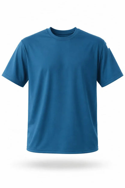 CAMISA OVERSIZE AZUL PERSONALIZADA ESPALDA