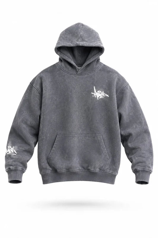 BUZO CAPOTA GRIS PERSONALIZADO