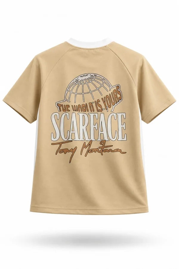 CAMISA PERSONALIZADA ESPALDA CAFE NIÑO