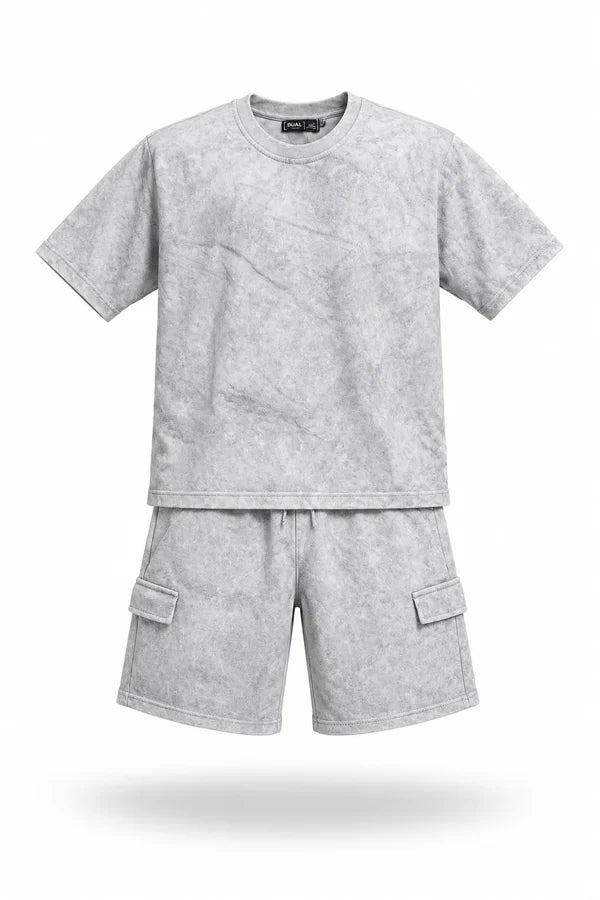 CONJUNTO PERSONALIZADO NIÑO GRIS ESPALDA