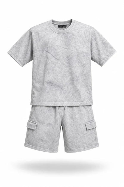 CONJUNTO PERSONALIZADO NIÑO GRIS ESPALDA