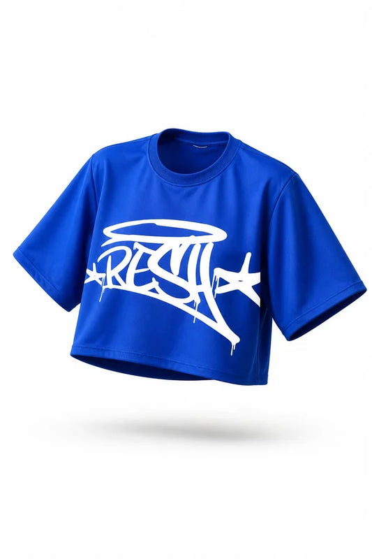 CAMISA DAMA PERSONALIZADO AZUL REY