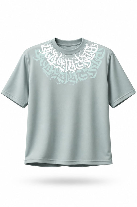 CAMISA OVERSIZE PERSONALIZADA CUELLO VERDE MENTA