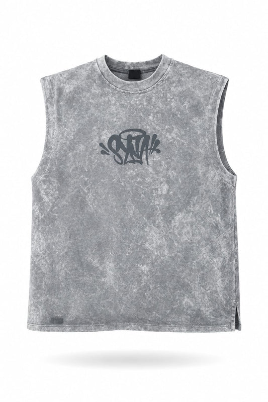 CAMISA SIZA PERSONALIZADA DESGASTADA GRIS