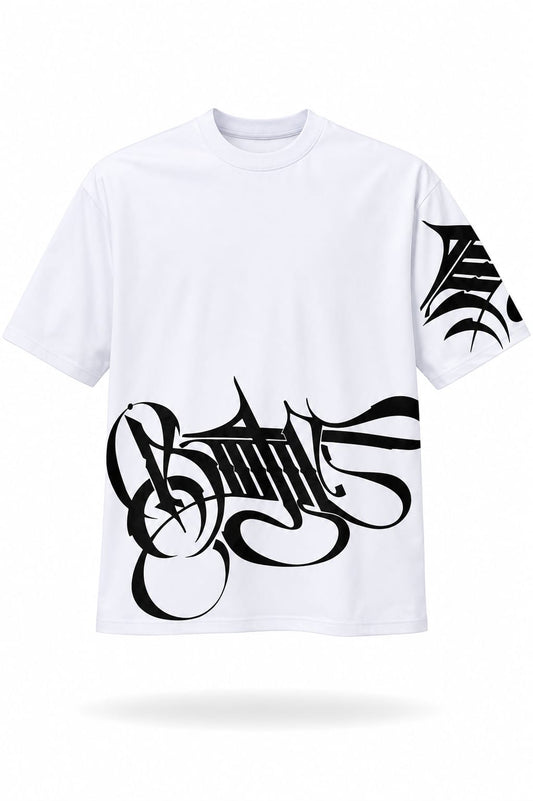 CAMISA PERSONALIZADA BLANCA GRAFITY