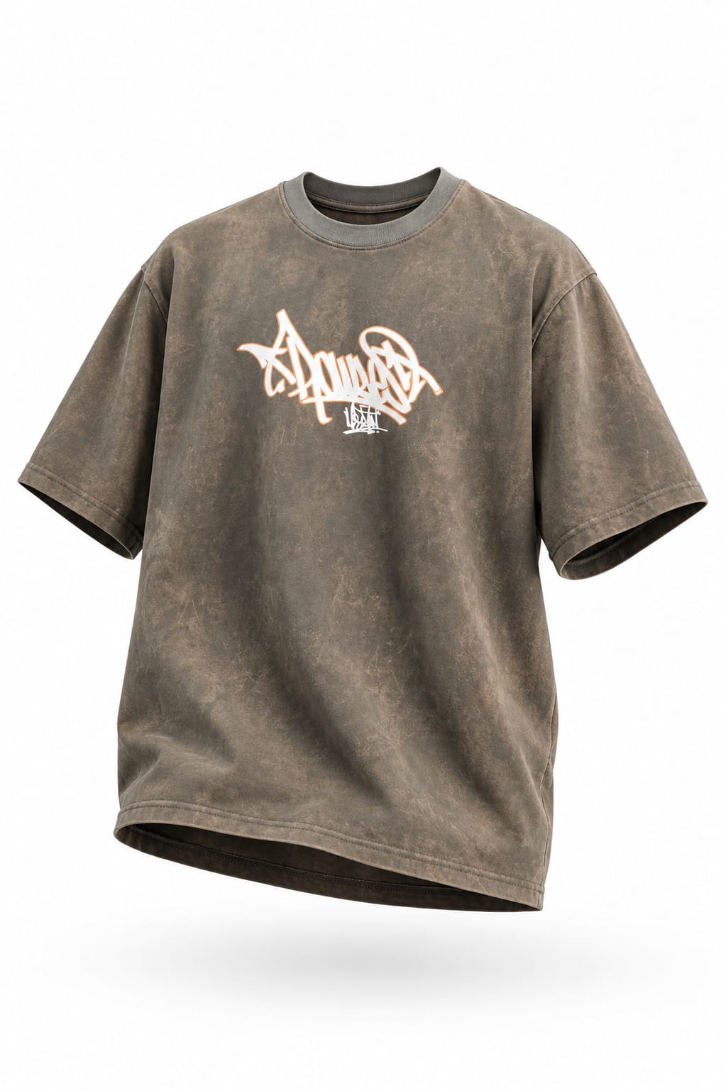 CAMISA PERSONALIZADA CAFE DESGASTADA