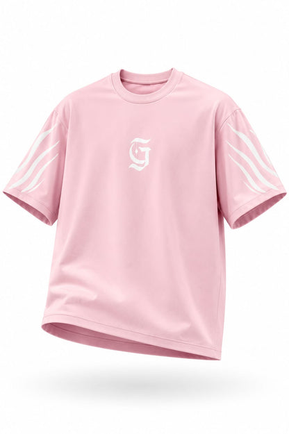 CAMISA PERSONALIZADA ESPALDA Y BRAZOS ROSADA