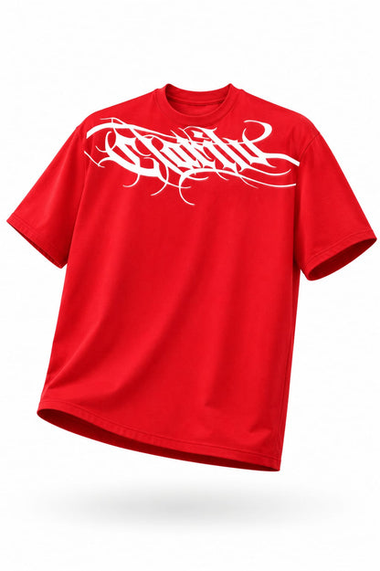 CAMISA PERSONALIZADA ROJA FIRMA CUELLO