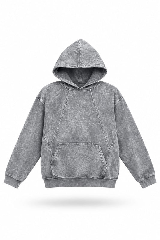 BUZO CAPOTA GRIS OSCURO PERSONALIZADO