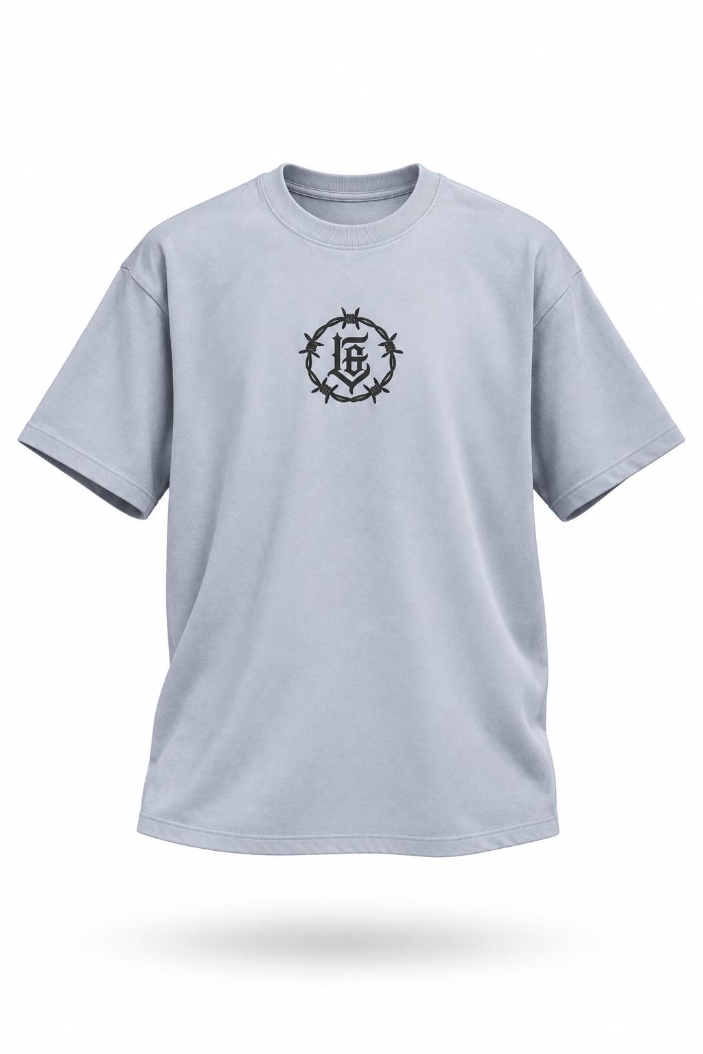 CAMISA PERSONALIZADA AZUL OPACA EXTRAGRANDE