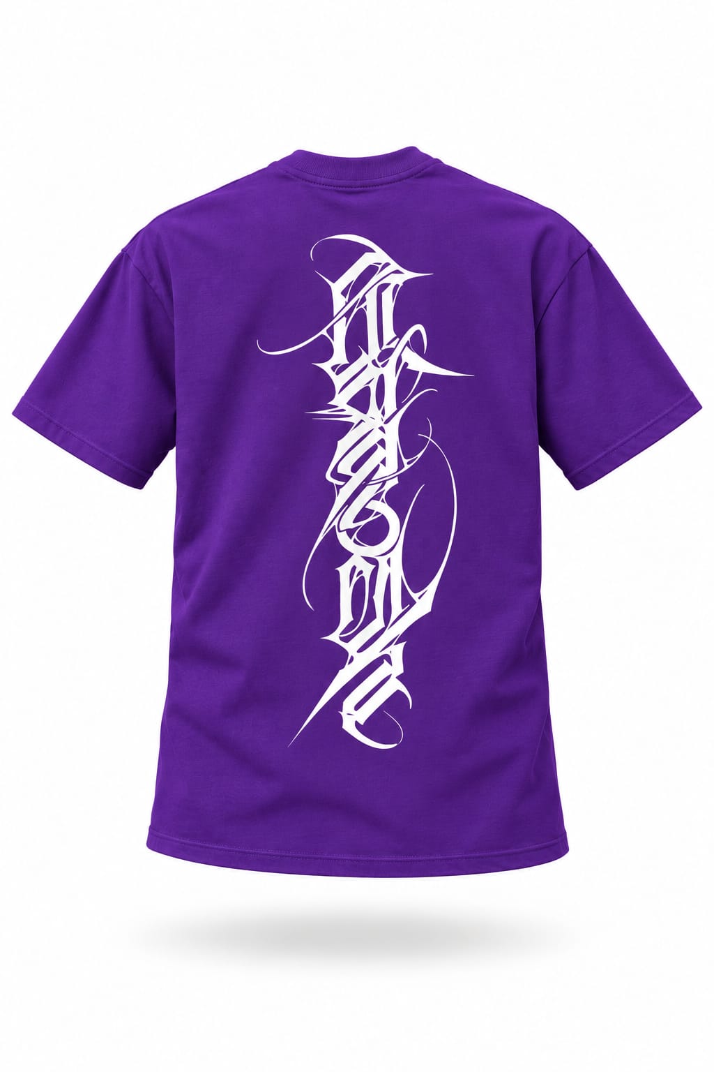 CAMISA PERSONALIZADA MORADA ESPALDA