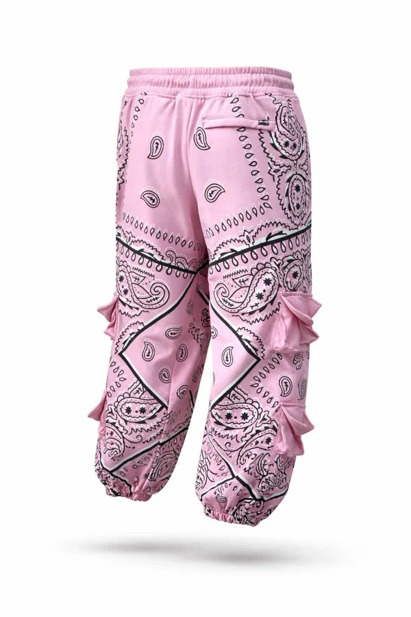 PANTALON LIBARDINO SUDADERA PAÑOLETA ROSADA